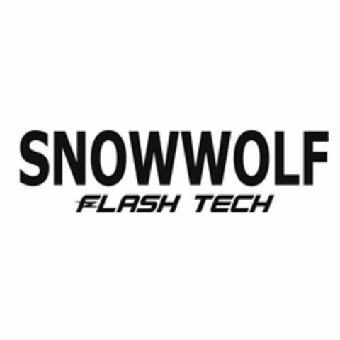 SNOWWOLF FLASH TECH Logo (USPTO, 22.08.2019)