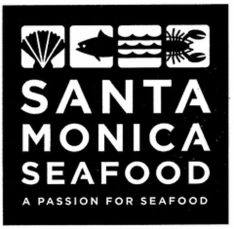 SANTA MONICA SEAFOOD A PASSION FOR SEAFOOD Logo (USPTO, 02.12.2019)