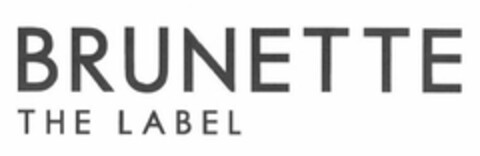 BRUNETTE THE LABEL Logo (USPTO, 11.12.2019)