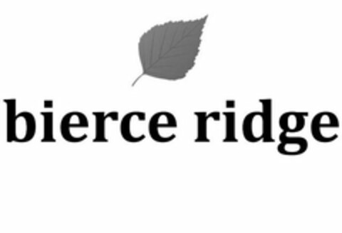 BIERCE RIDGE Logo (USPTO, 15.01.2020)