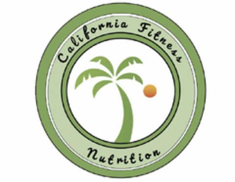 CALIFORNIA FITNESS NUTRITION Logo (USPTO, 13.03.2020)