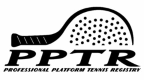 PPTR PROFESSIONAL PLATFORM TENNIS REGISTRY Logo (USPTO, 11.06.2020)