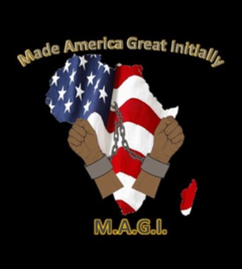 MADE AMERICA GREAT INITIALLY M.A.G.I. Logo (USPTO, 16.06.2020)