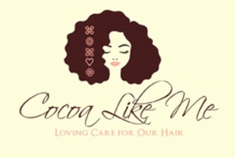 COCOA LIKE ME LOVING CARE FOR OUR HAIR Logo (USPTO, 09/08/2020)