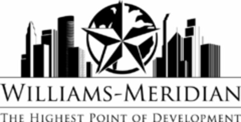 WILLIAMS-MERIDIAN THE HIGHEST POINT OF DEVELOPMENT Logo (USPTO, 07/07/2009)