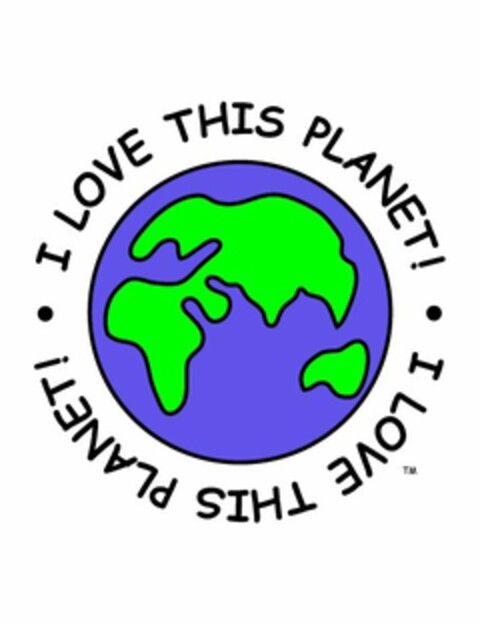 I LOVE THIS PLANET! Logo (USPTO, 16.10.2009)