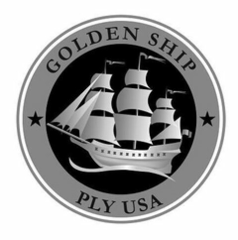 GOLDEN SHIP PLY USA Logo (USPTO, 03/24/2010)