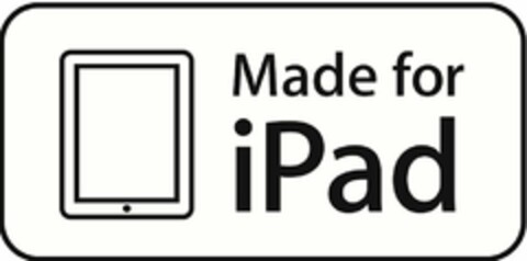 MADE FOR IPAD Logo (USPTO, 28.04.2010)
