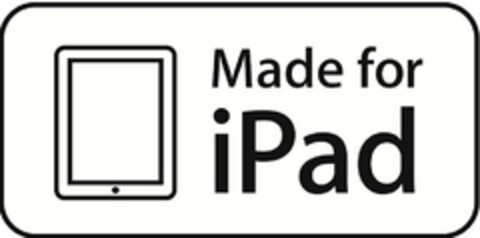 MADE FOR IPAD Logo (USPTO, 04/28/2010)