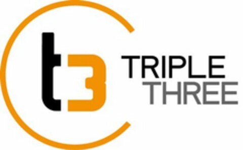 T3 TRIPLE THREE Logo (USPTO, 05/18/2010)