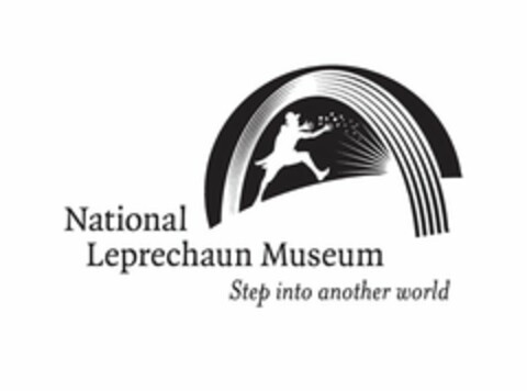 NATIONAL LEPRECHAUN MUSEUM STEP INTO ANOTHER WORLD Logo (USPTO, 06/17/2010)