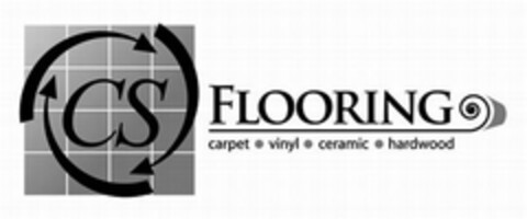 CS FLOORING CARPET · VINYL · CERAMIC ·HARDWOOD Logo (USPTO, 10/11/2011)