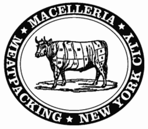 MACELLERIA MEATPACKING NEW YORK CITY Logo (USPTO, 10/19/2011)