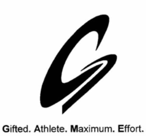 G GIFTEDATHLETEMAXIMUMEFFORT Logo (USPTO, 11/17/2011)