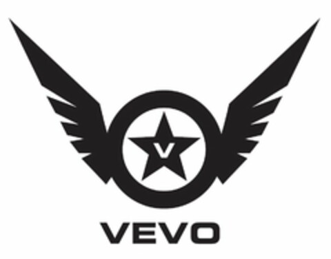 V VEVO Logo (USPTO, 05/08/2012)