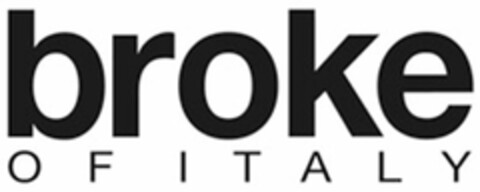 BROKE OF ITALY Logo (USPTO, 29.06.2012)