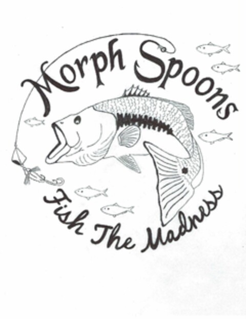 MORPH SPOONS FISH THE MADNESS Logo (USPTO, 07/25/2013)