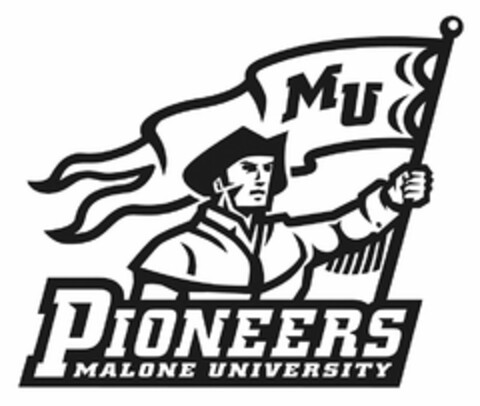 MU PIONEERS MALONE UNIVERSITY Logo (USPTO, 11.10.2013)