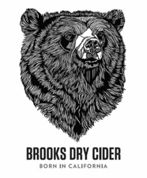 BROOKS DRY CIDER BORN IN CALIFORNIA Logo (USPTO, 13.03.2014)