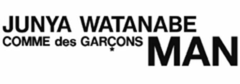 JUNYA WATANABE COMME DES GARCONS MAN Logo (USPTO, 04/21/2014)