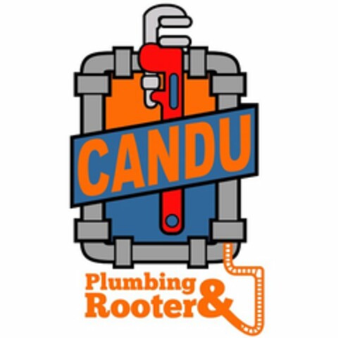 CANDU PLUMBING & ROOTER Logo (USPTO, 29.08.2014)