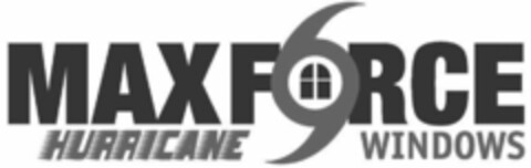 MAXFORCE HURRICANE WINDOWS Logo (USPTO, 03.09.2014)