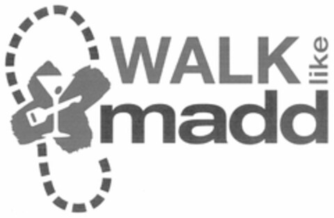X WALK LIKE MADD Logo (USPTO, 18.03.2015)