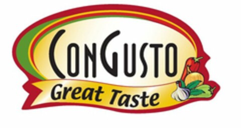 CONGUSTO GREAT TASTE Logo (USPTO, 09/28/2015)