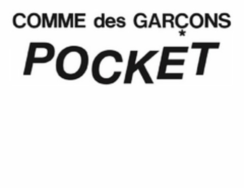 COMME DES GARCONS POCKET Logo (USPTO, 22.12.2015)