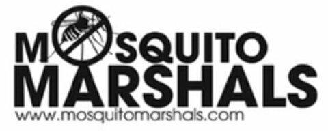 MOSQUITO MARSHALS WWW.MOSQUITOMARSHALS.COM Logo (USPTO, 02/22/2016)