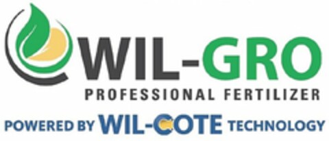 WIL-GRO PROFESSIONAL FERTILIZER POWERED BY WIL-COTE TECHNOLOGY Logo (USPTO, 23.02.2016)