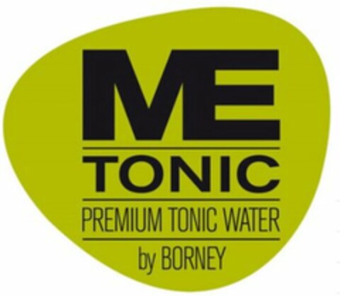 ME TONIC PREMIUM TONIC WATER BY BORNEY Logo (USPTO, 28.03.2016)