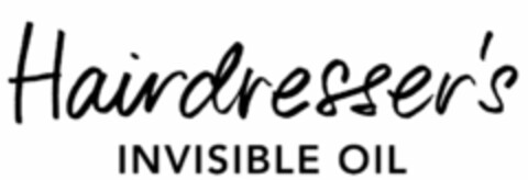 HAIRDRESSER'S INVISIBLE OIL Logo (USPTO, 23.11.2016)