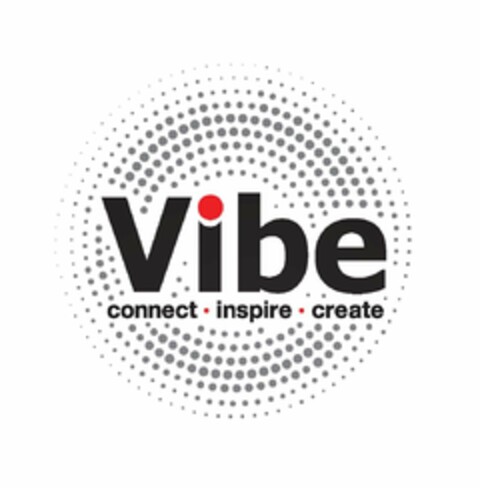 VIBE CONNECT· INSPIRE· CREATE Logo (USPTO, 01.09.2017)