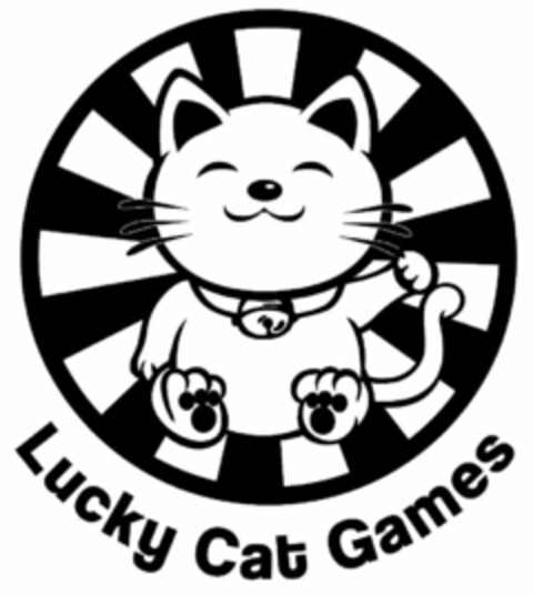 LUCKY CAT GAMES Logo (USPTO, 23.10.2017)