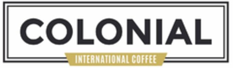 COLONIAL INTERNATIONAL COFFEE Logo (USPTO, 01.02.2018)