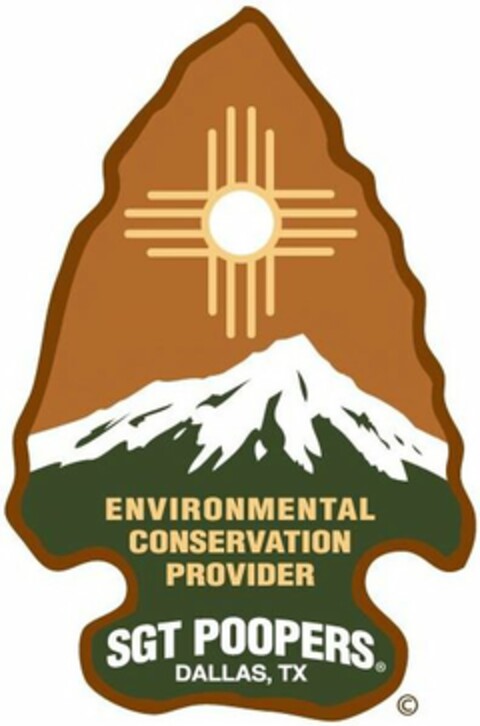 ENVIRONMENTAL CONSERVATION PROVIDER SGT POOPERS DALLAS, TX Logo (USPTO, 22.10.2018)