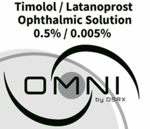 TIMOLOL / LATANOPROST OPHTHALMIC SOLUTION 0.5% / 0.005% OMNI BY OSRX Logo (USPTO, 09.05.2019)