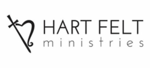 HART FELT MINISTRIES Logo (USPTO, 07/18/2019)