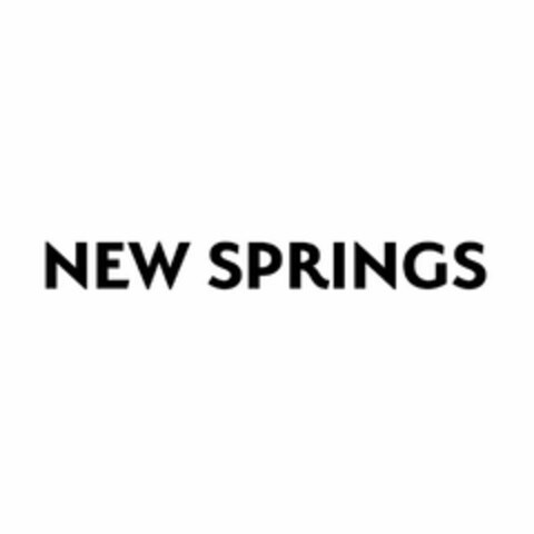NEW SPRINGS Logo (USPTO, 30.12.2019)