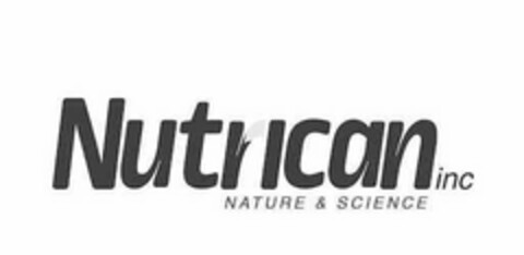 NUTRICAN INC. NATURE & SCIENCE Logo (USPTO, 03/06/2020)