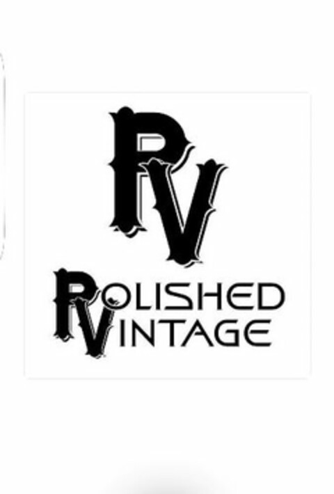 RV POLISHED VINTAGE Logo (USPTO, 24.04.2020)