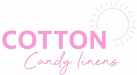 COTTON CANDY LINENS Logo (USPTO, 07/09/2020)