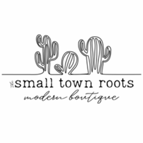 THE SMALL TOWN ROOTS MODERN BOUTIQUE Logo (USPTO, 21.09.2020)
