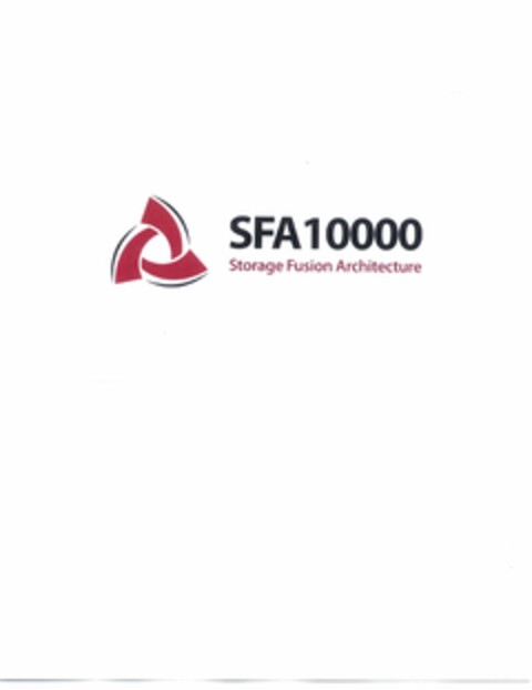 SFA 10000 STORAGE FUSION ARCHITECTURE Logo (USPTO, 06/16/2009)