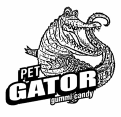 PET GATOR GUMMI CANDY Logo (USPTO, 25.08.2009)
