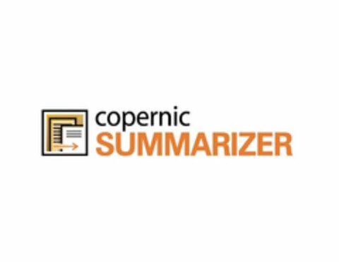 COPERNIC SUMMARIZER Logo (USPTO, 03.03.2011)