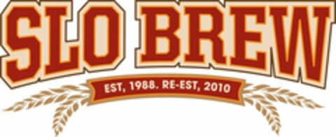 SLO BREW EST, 1988. RE-EST, 2010 Logo (USPTO, 04/28/2011)