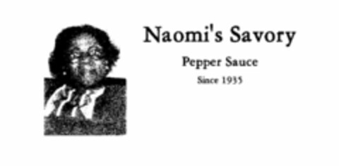 NAOMI'S SAVORY PEPPER SAUCE SINCE 1935 Logo (USPTO, 10.06.2011)