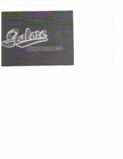 GALORE BIRD PRODUCTS Logo (USPTO, 06/23/2011)